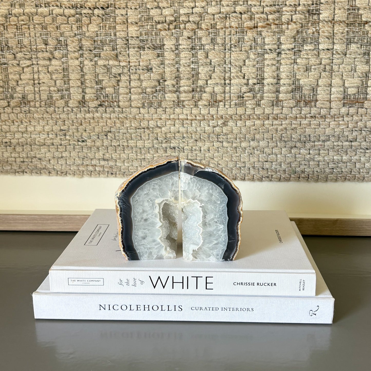 natural stone bookends