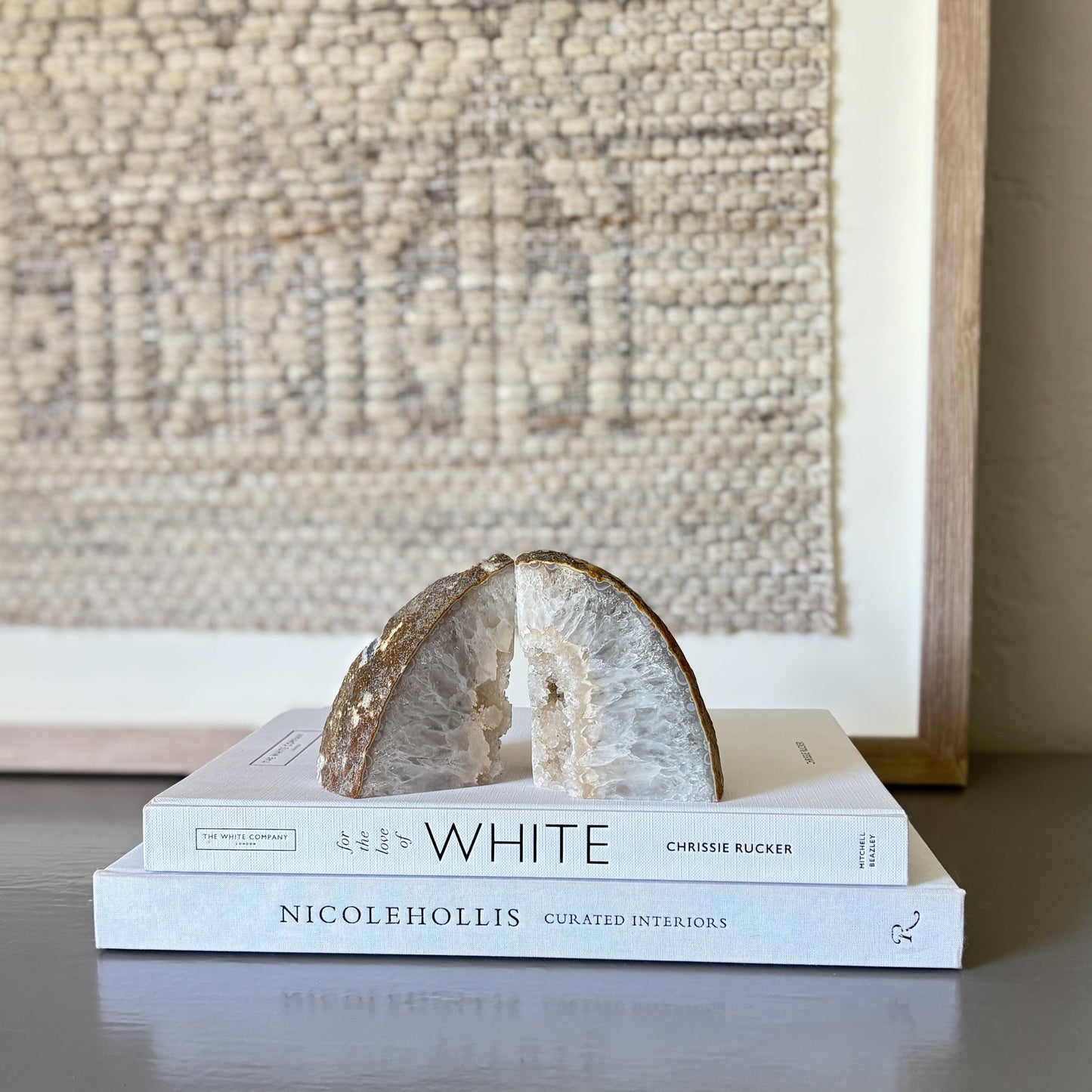 natural stone bookends