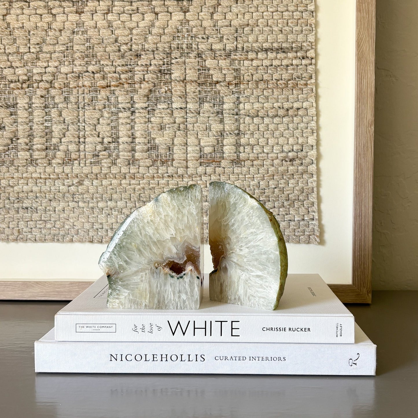 natural stone bookends
