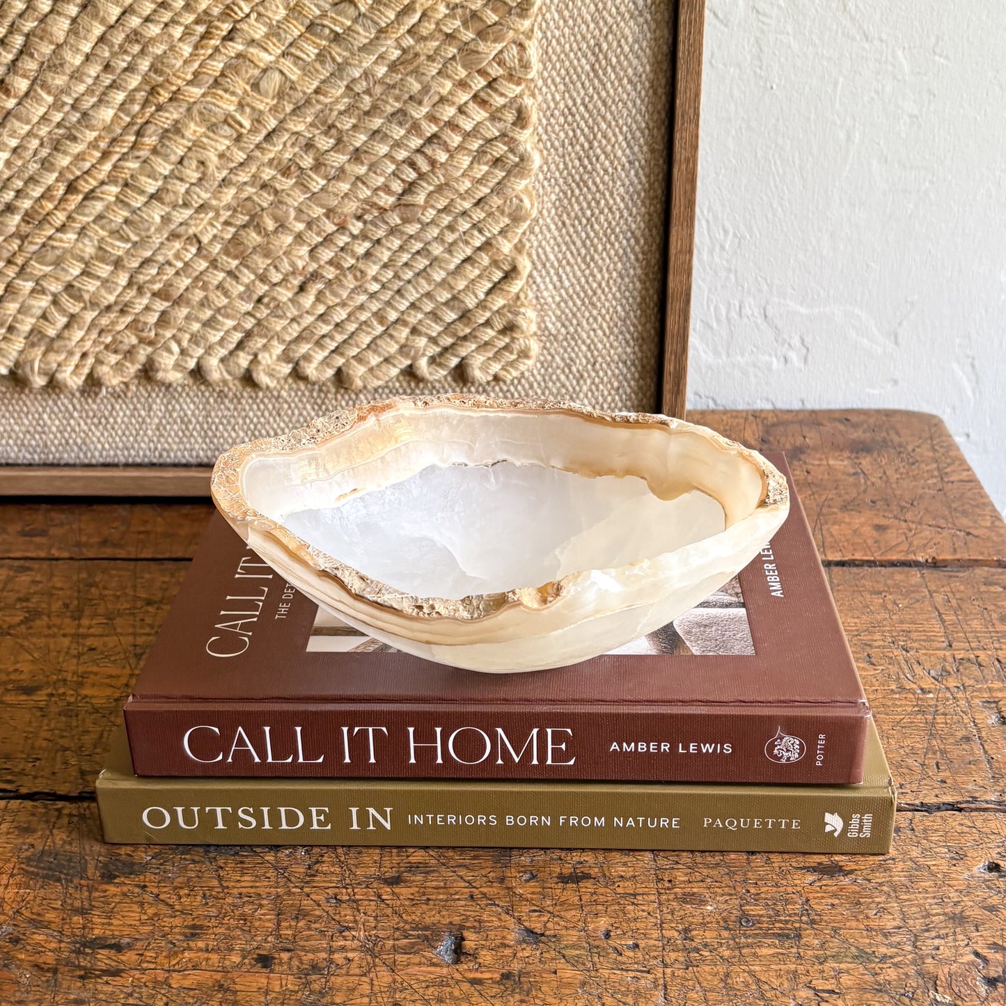 onyx coffee table bowl