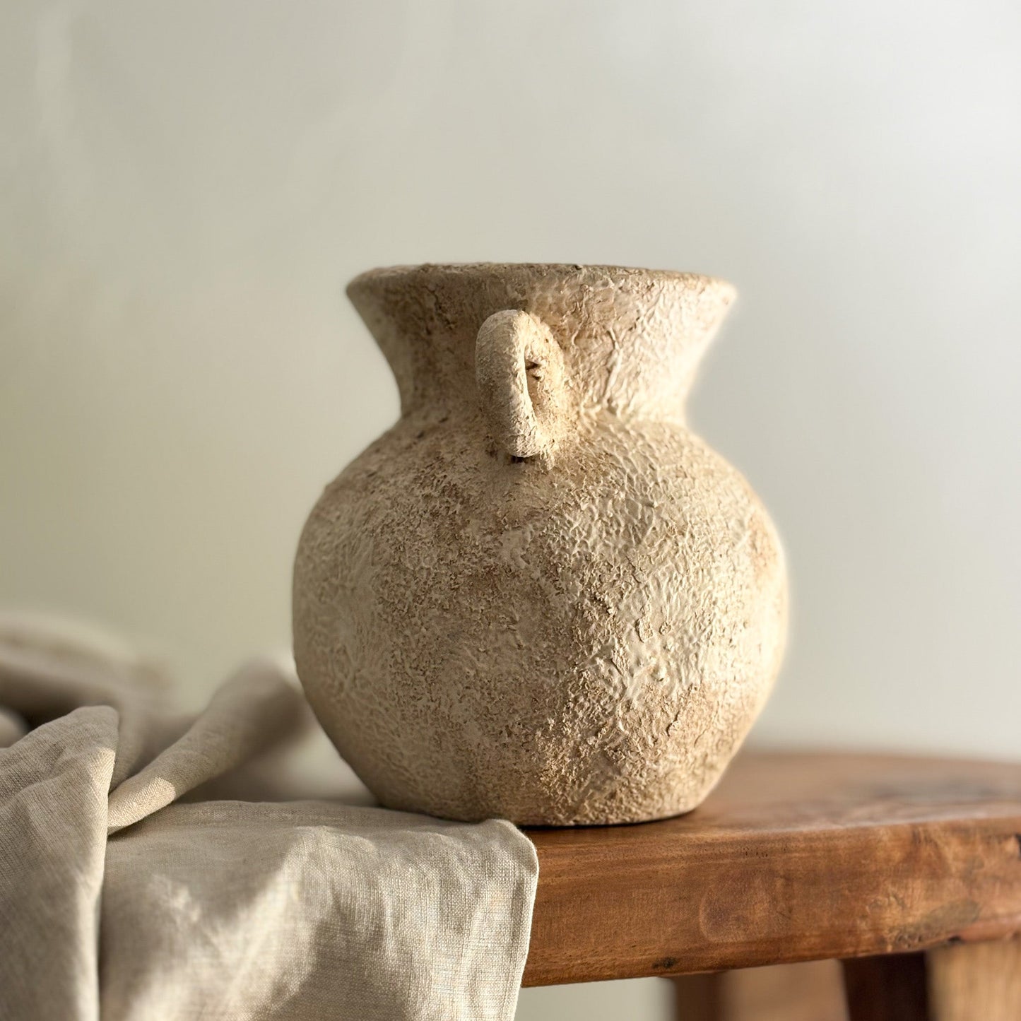 modern rustic ceramic vase
