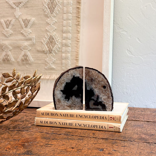geode bookend pair