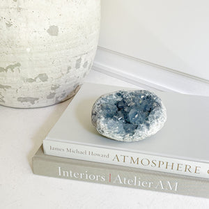 madagascar blue celestite crystal