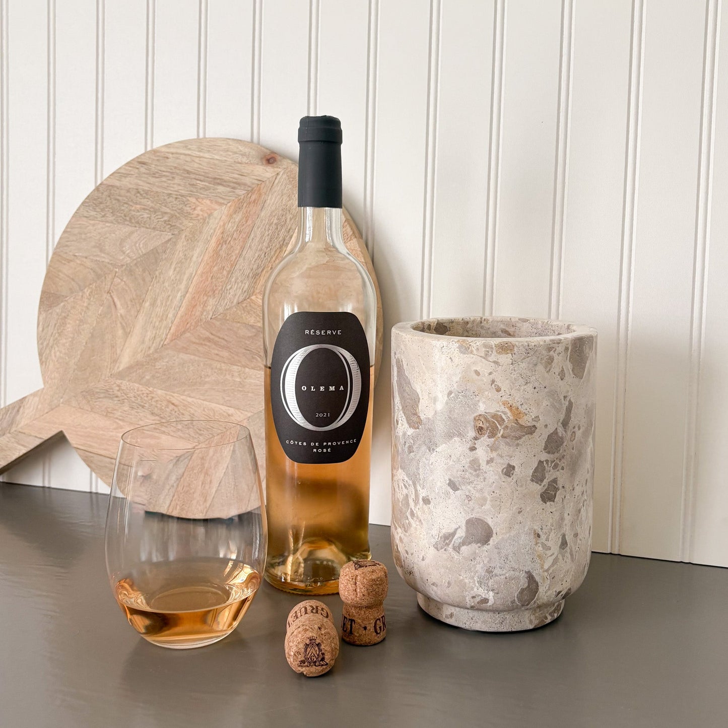 marble wine chiller