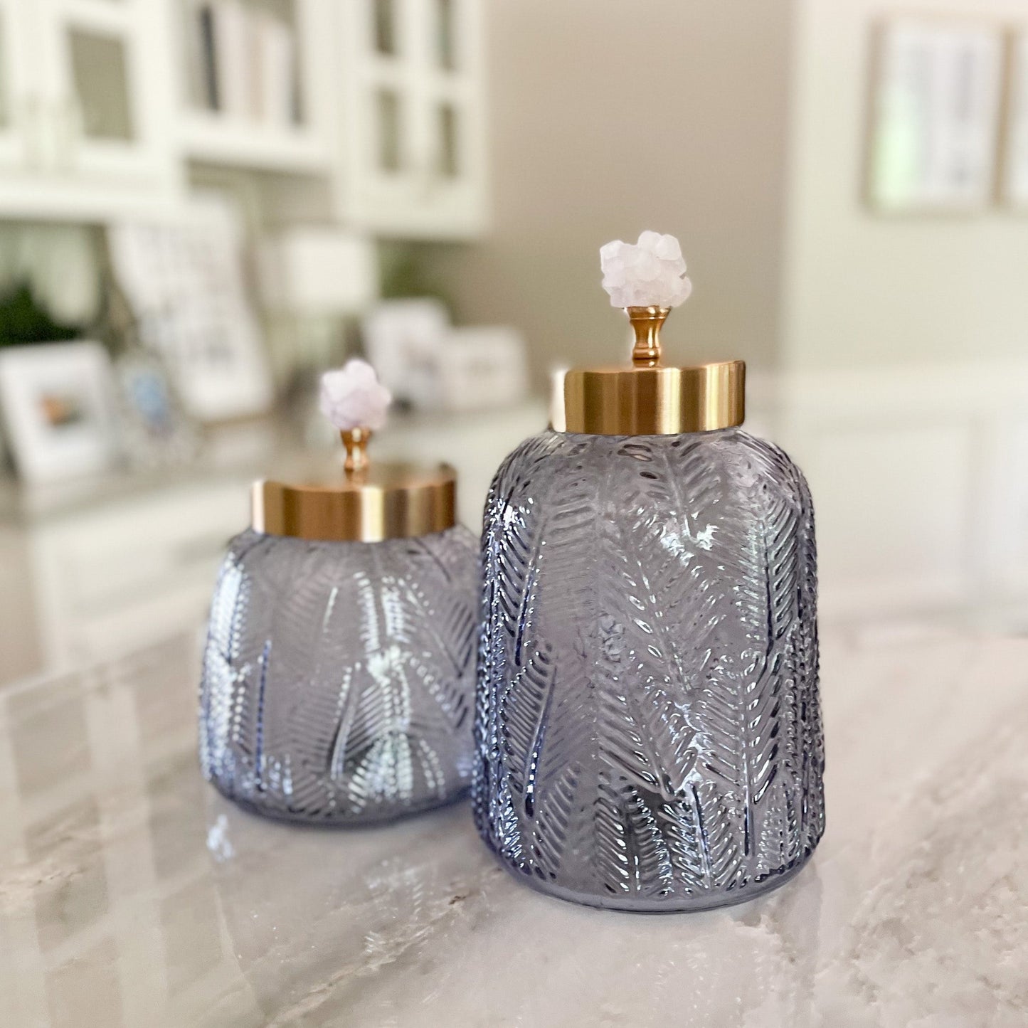 crystal home decor, kitchen accents
