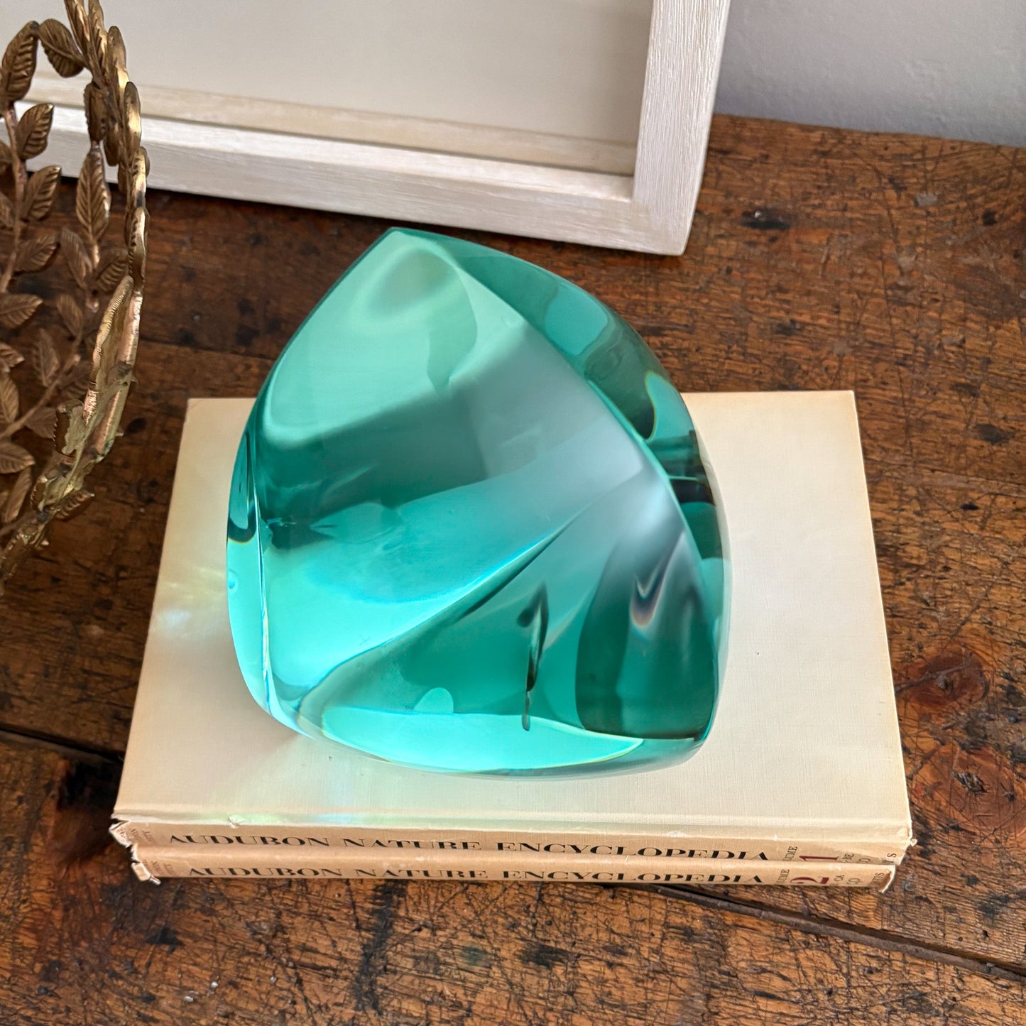 modern green glass home decor