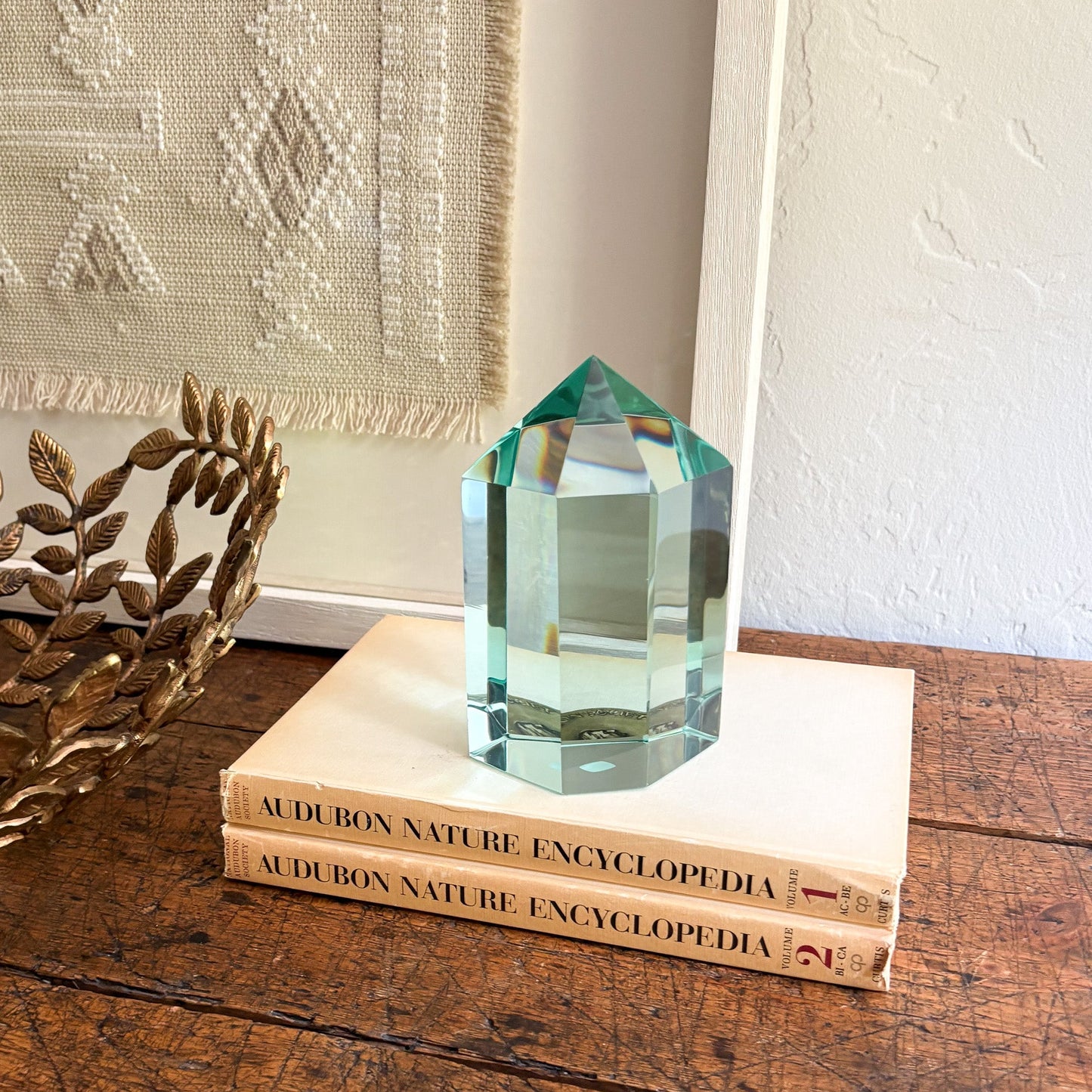 modern green glass home decor