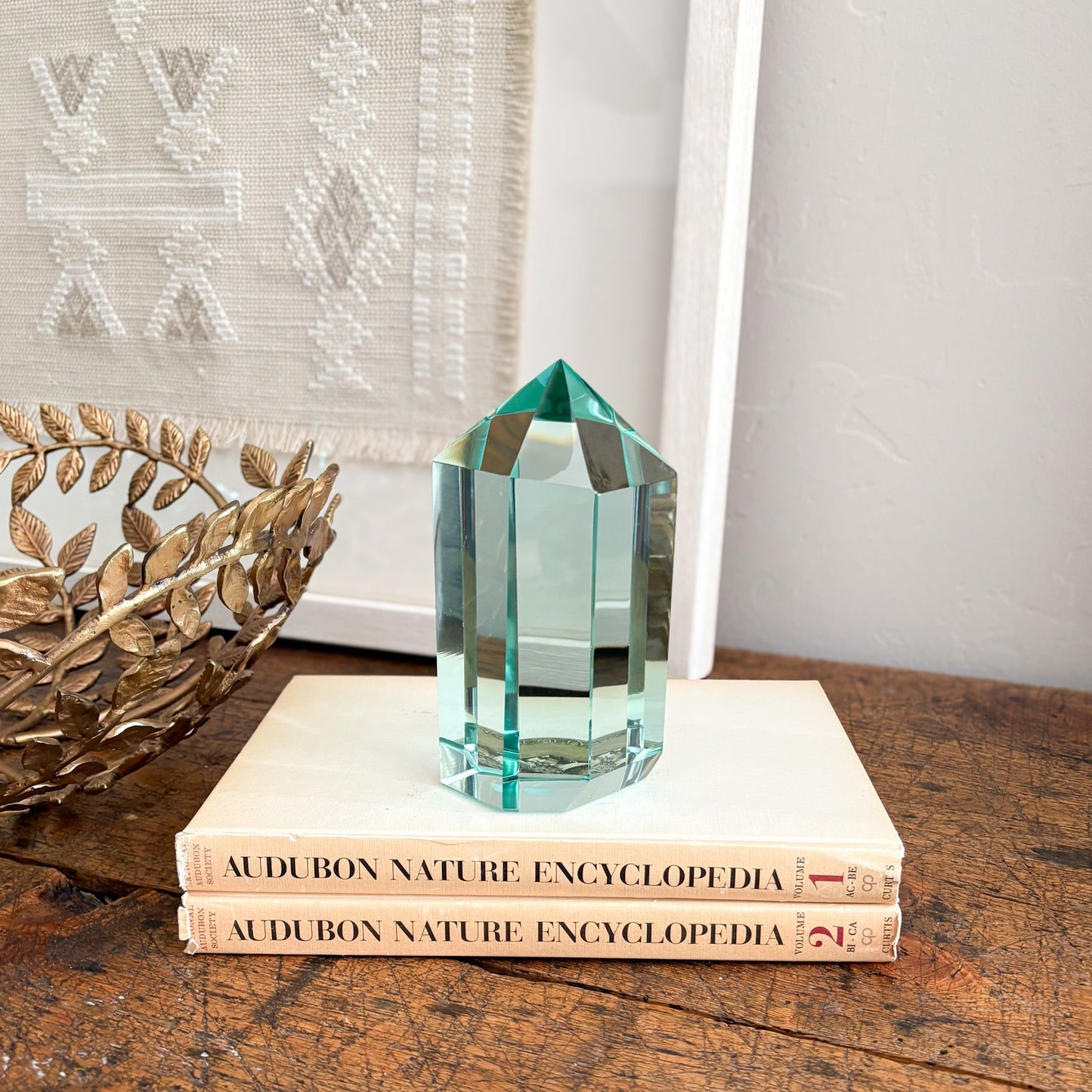 modern green glass home decor