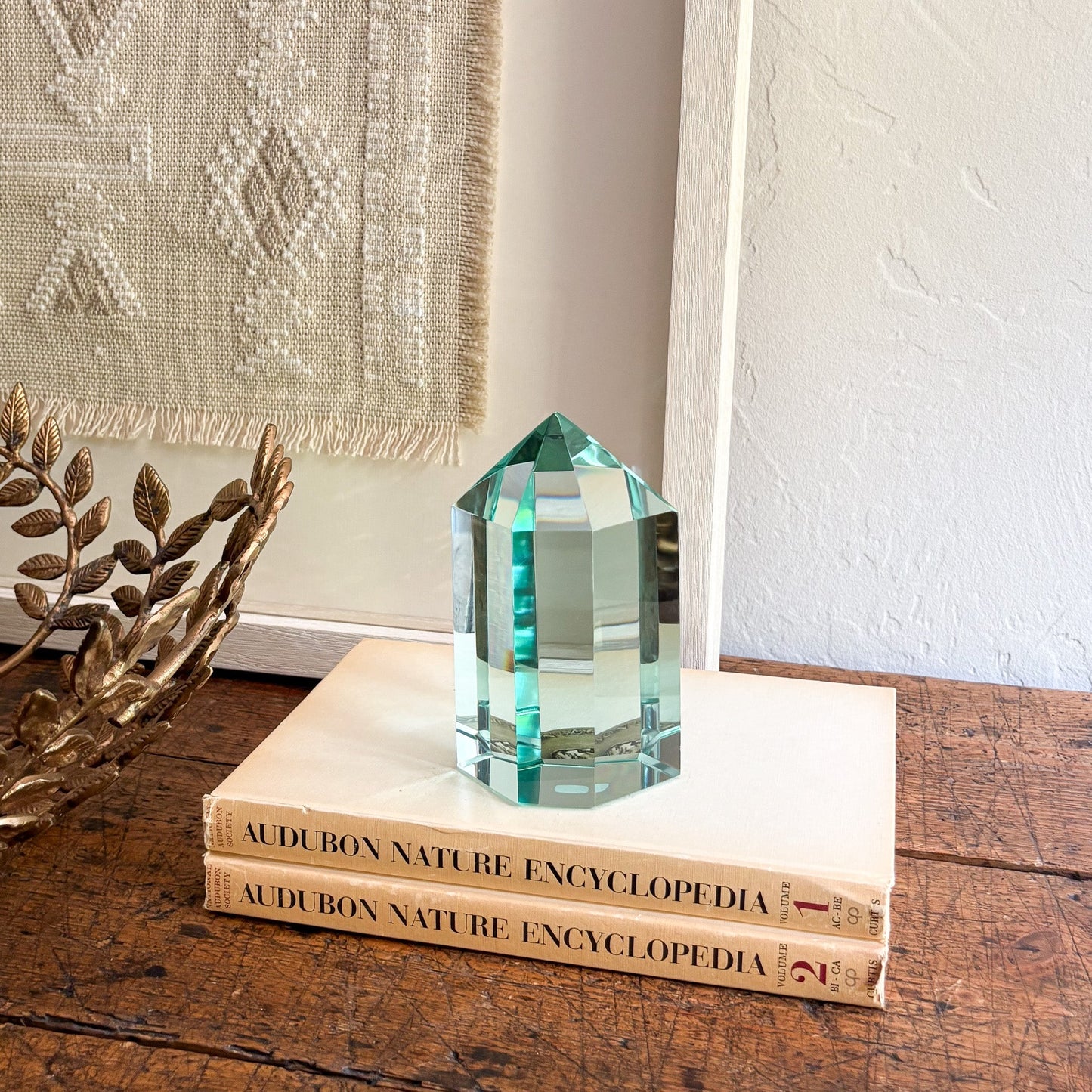 modern green glass home decor