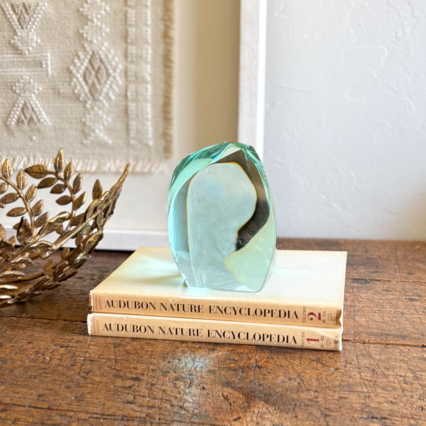green glass home decor, green glass home accents