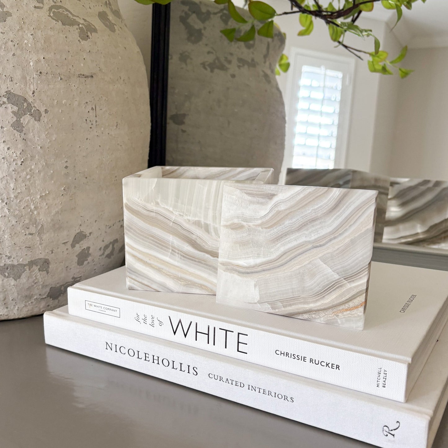 onyx jewelry box, natural home accents, neutral home decor