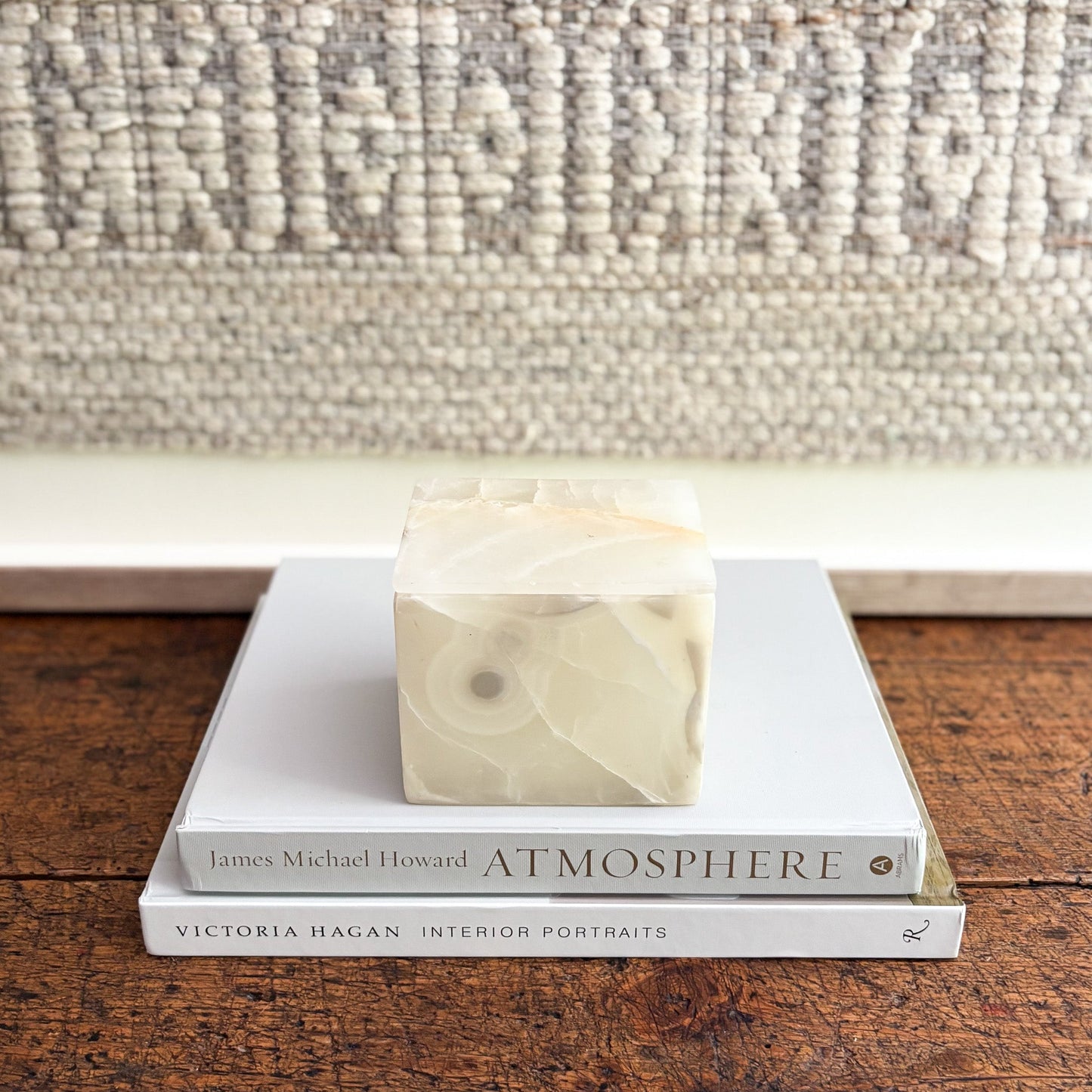 rectangular lidded onyx box