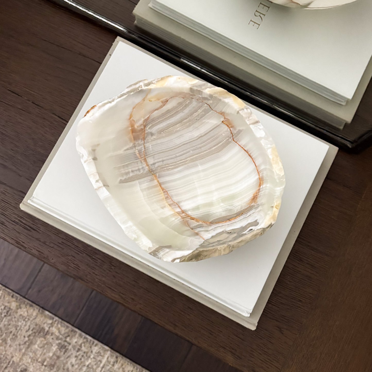 onyx coffee table bowl