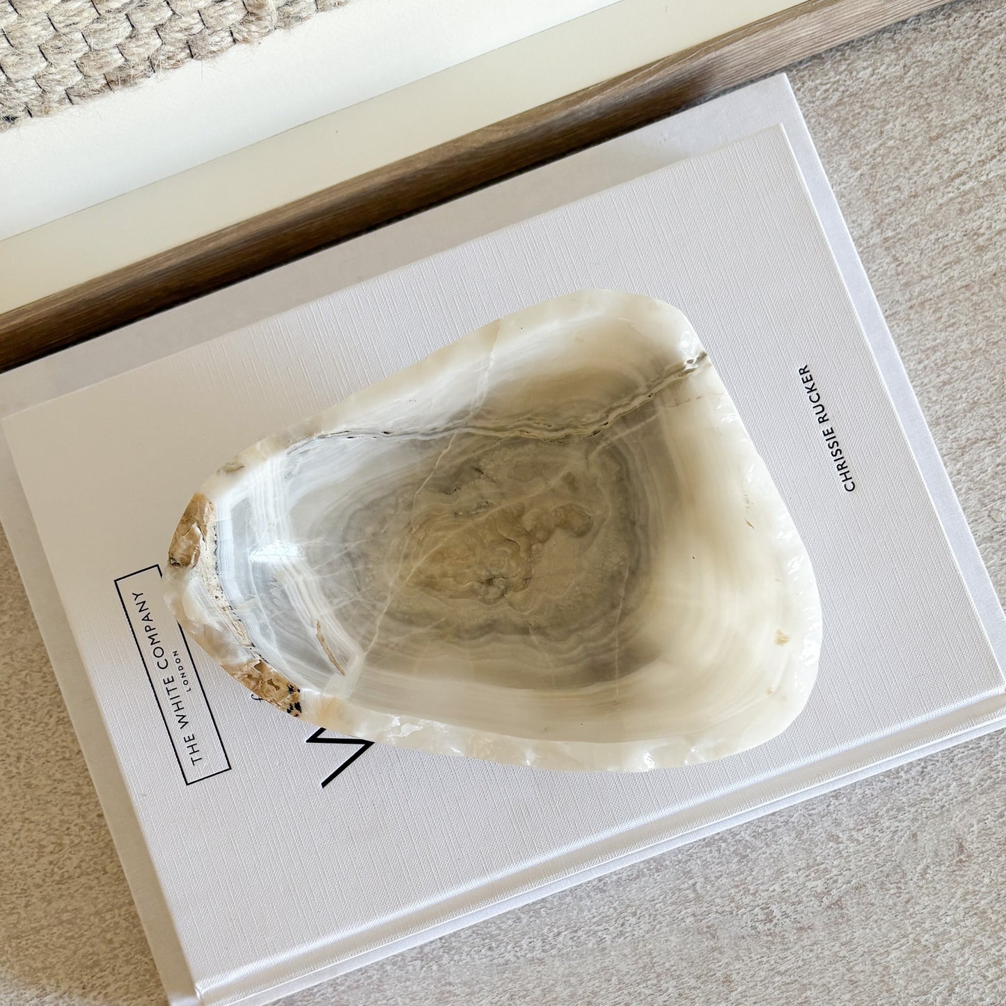 neutral onyx bowl, neutral home decor