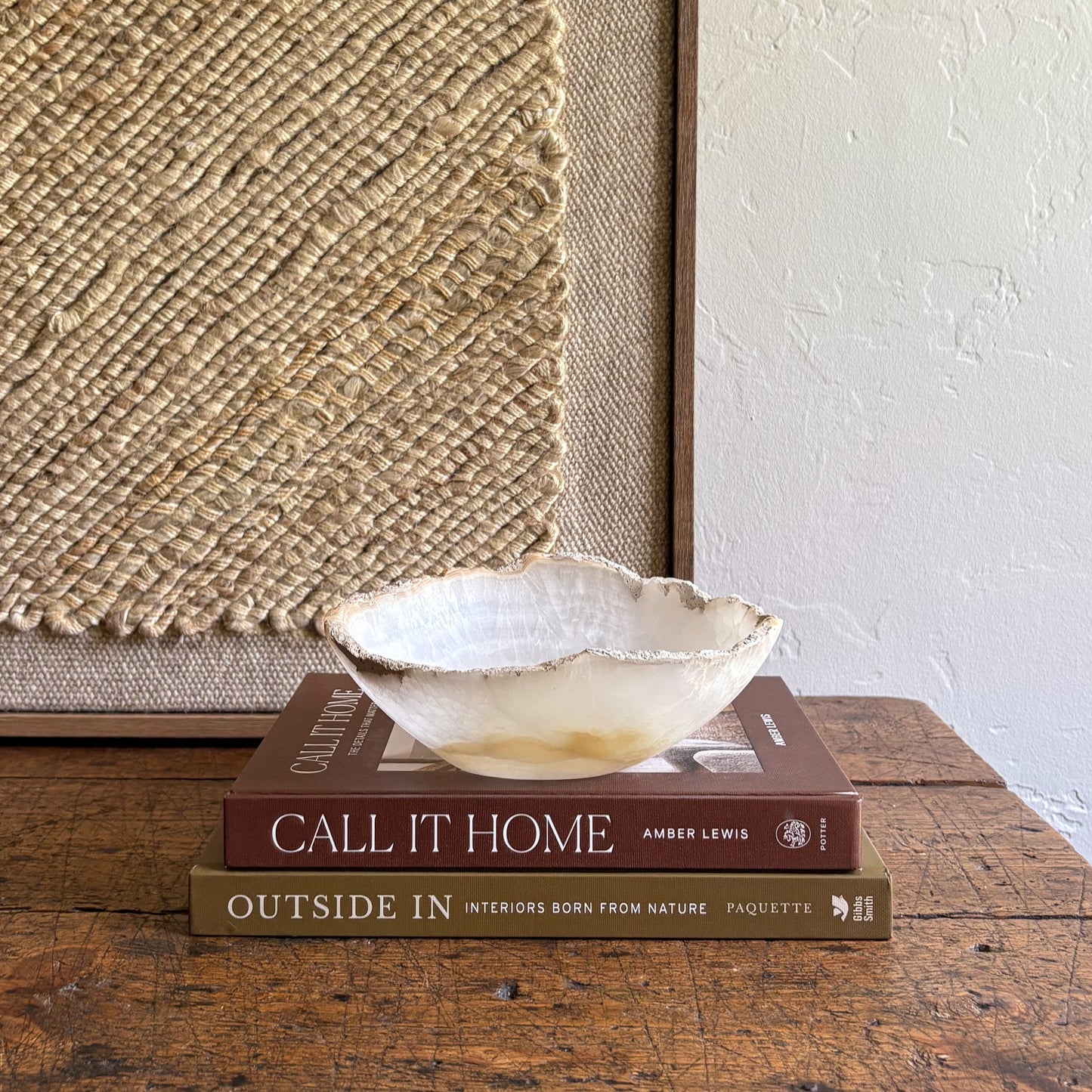 natural Mexican onyx stone bowl