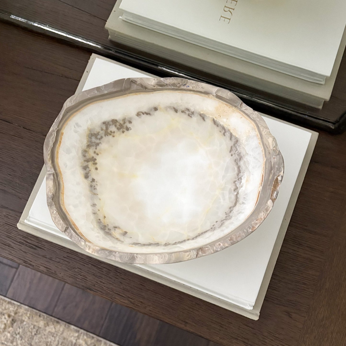 onyx coffee table bowl
