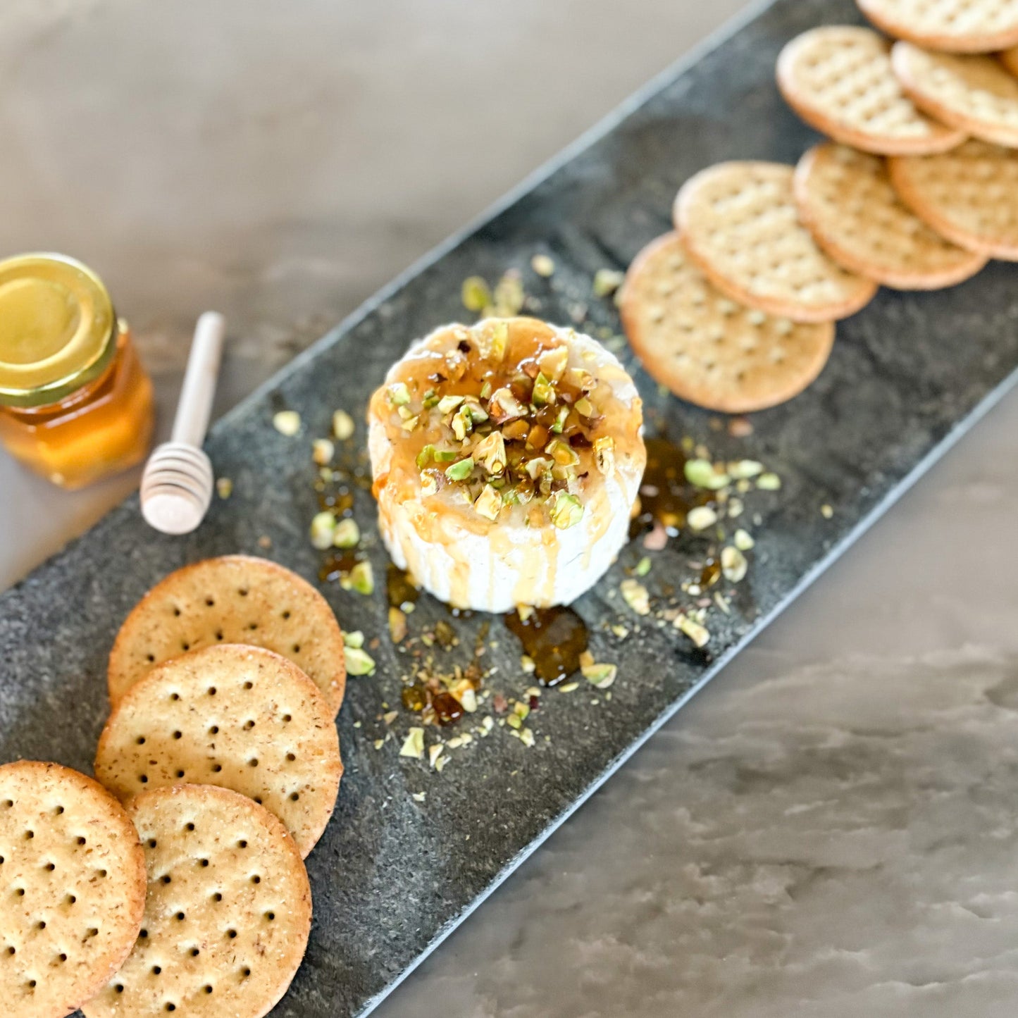 organic kitchen decor, modern serveware, natural stone serving platter