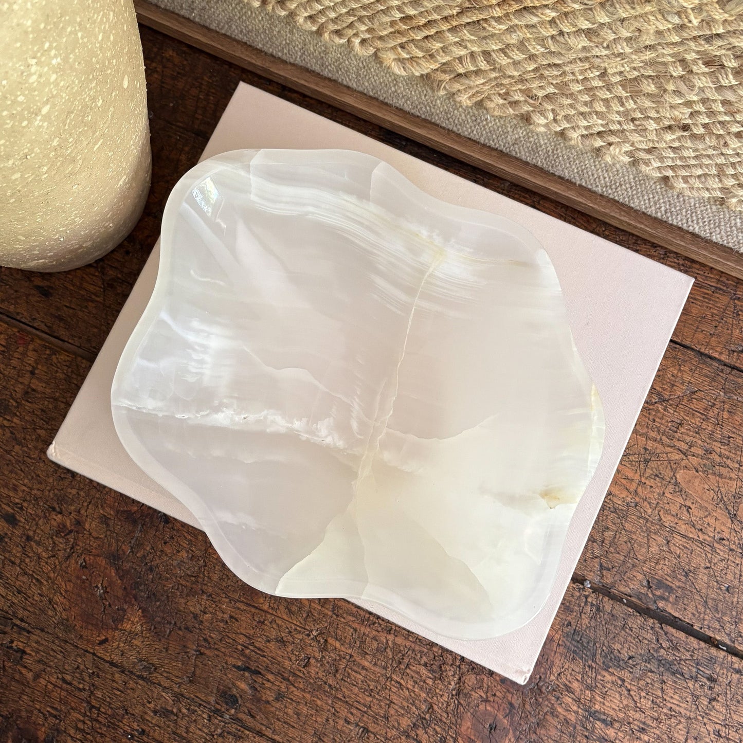 natural mexican onyx stone bowl