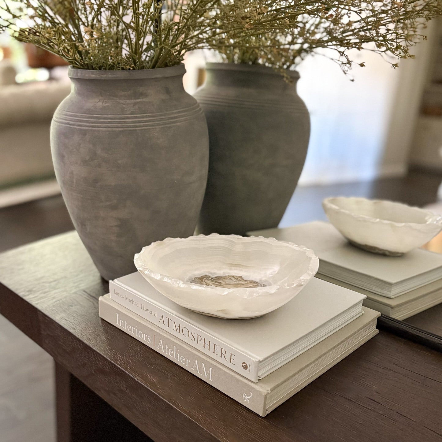 neutral onyx bowl