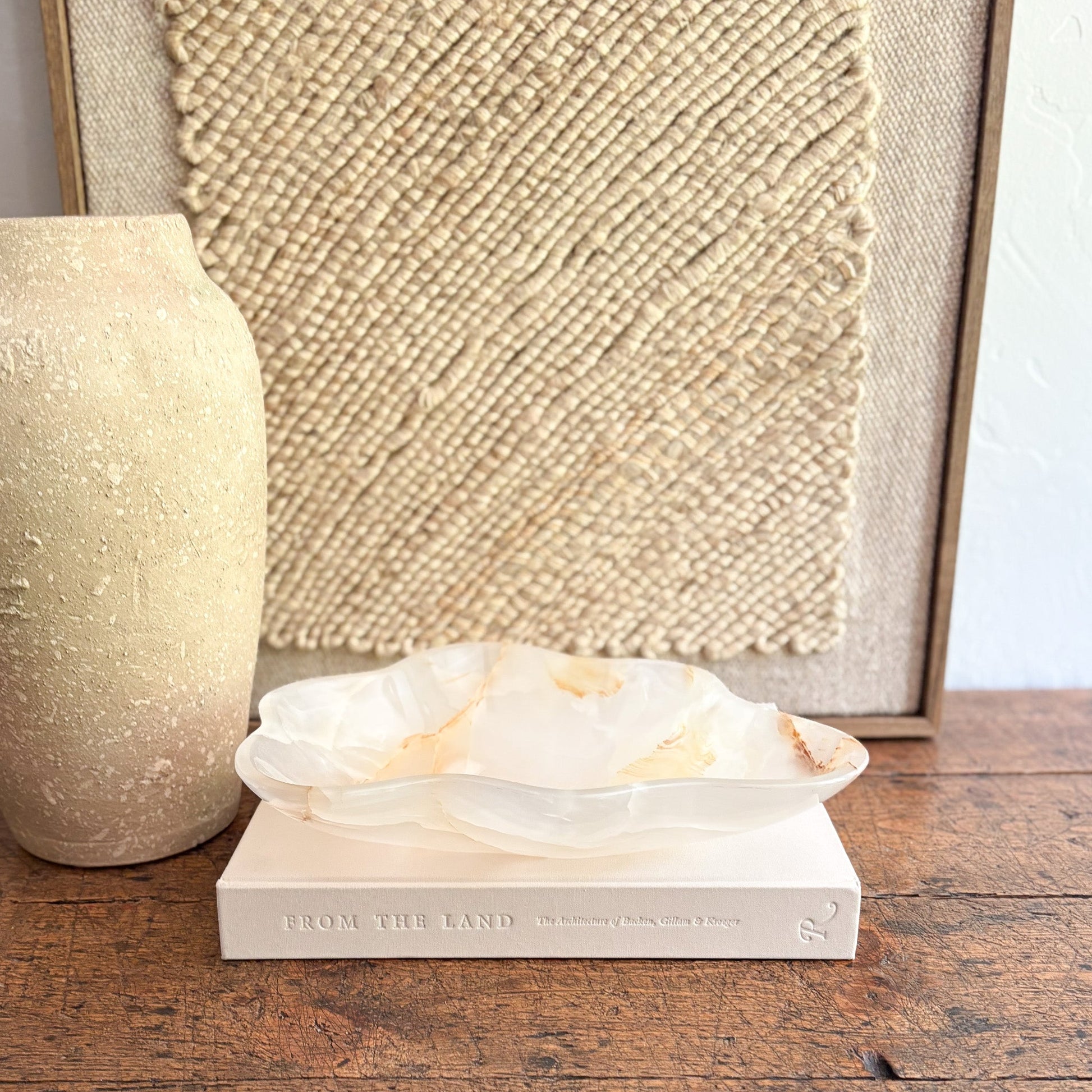 natural mexican onyx stone bowl