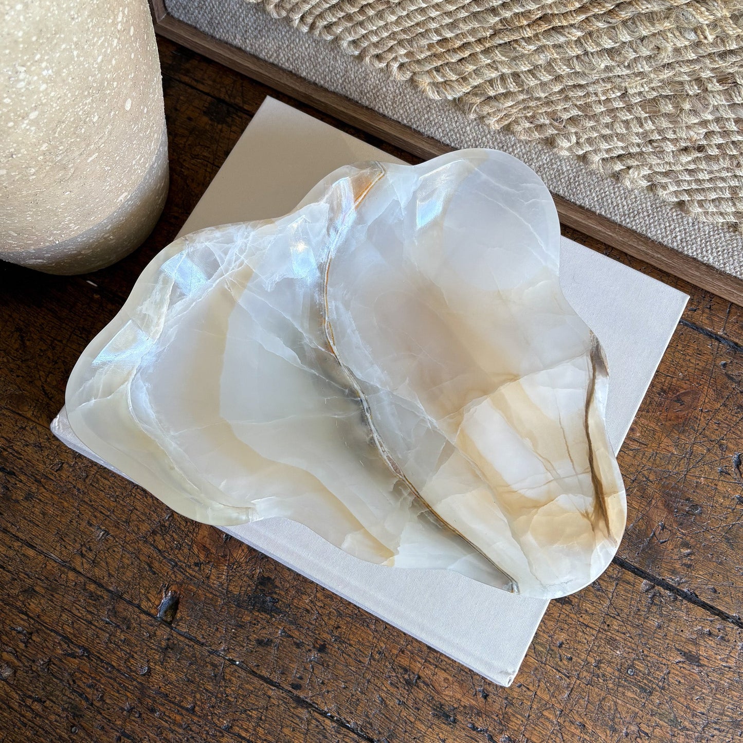 onyx coffee table bowl