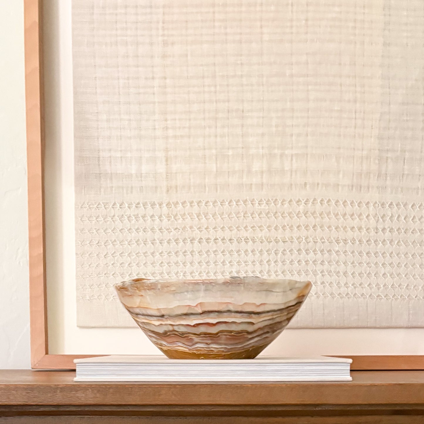 Luxury brown onyx bowl handmade home decor