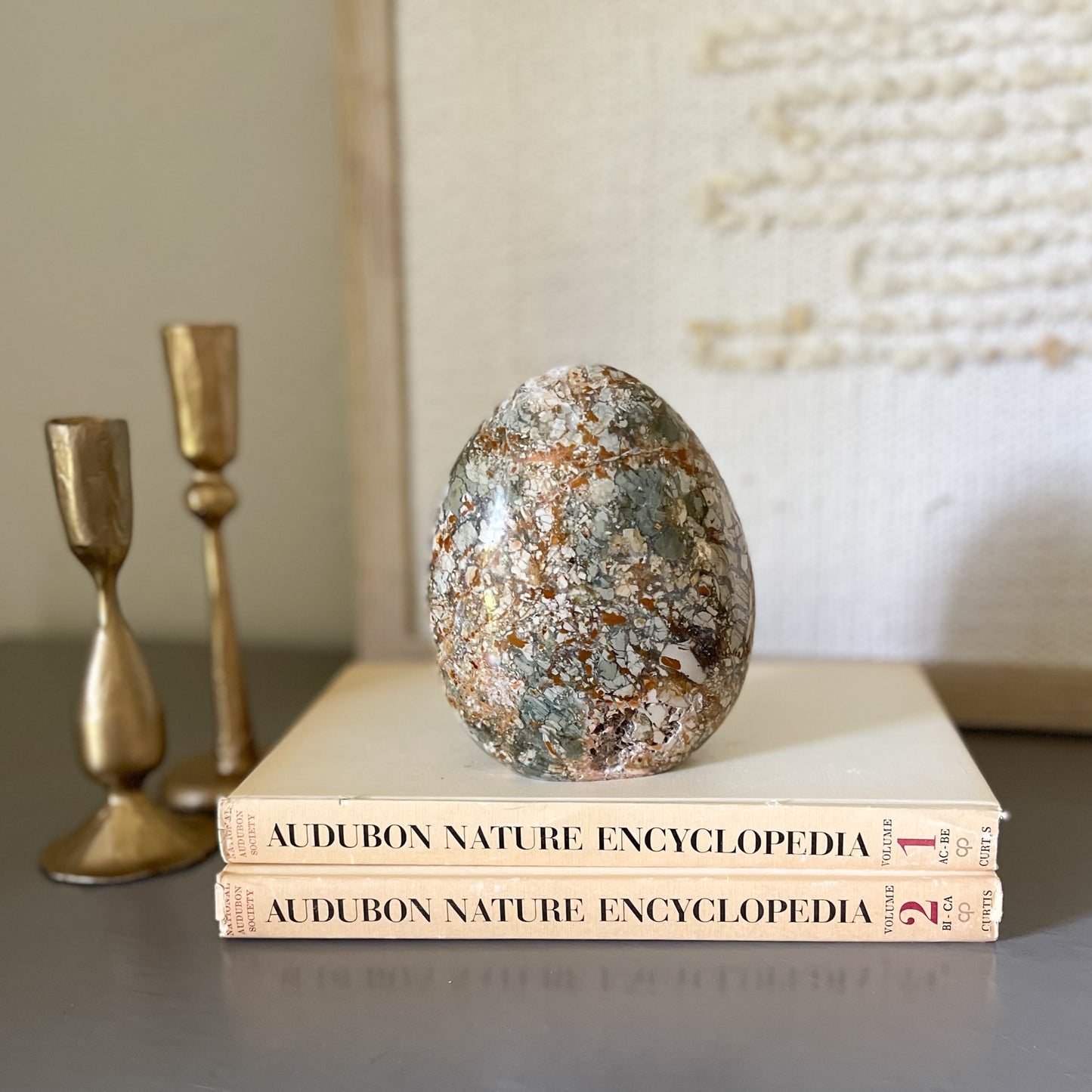 earth tone decorative jasper statue