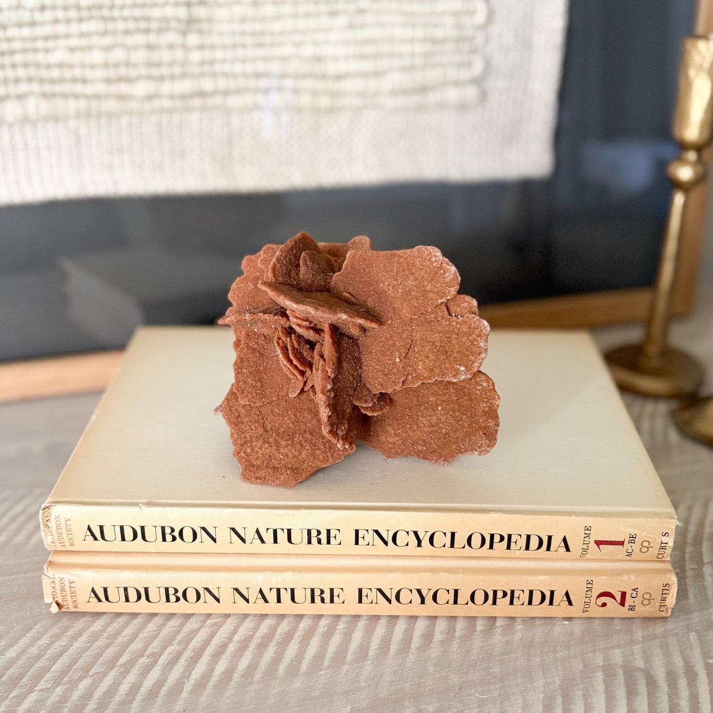 moroccaon desert rose gypsum, modern organic home accents