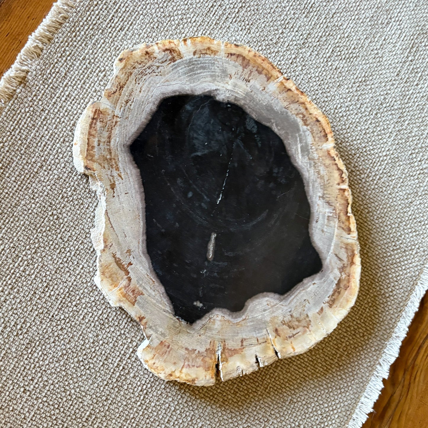 natural home accents, indonesian petrified wood charcuterie board, natural home accents