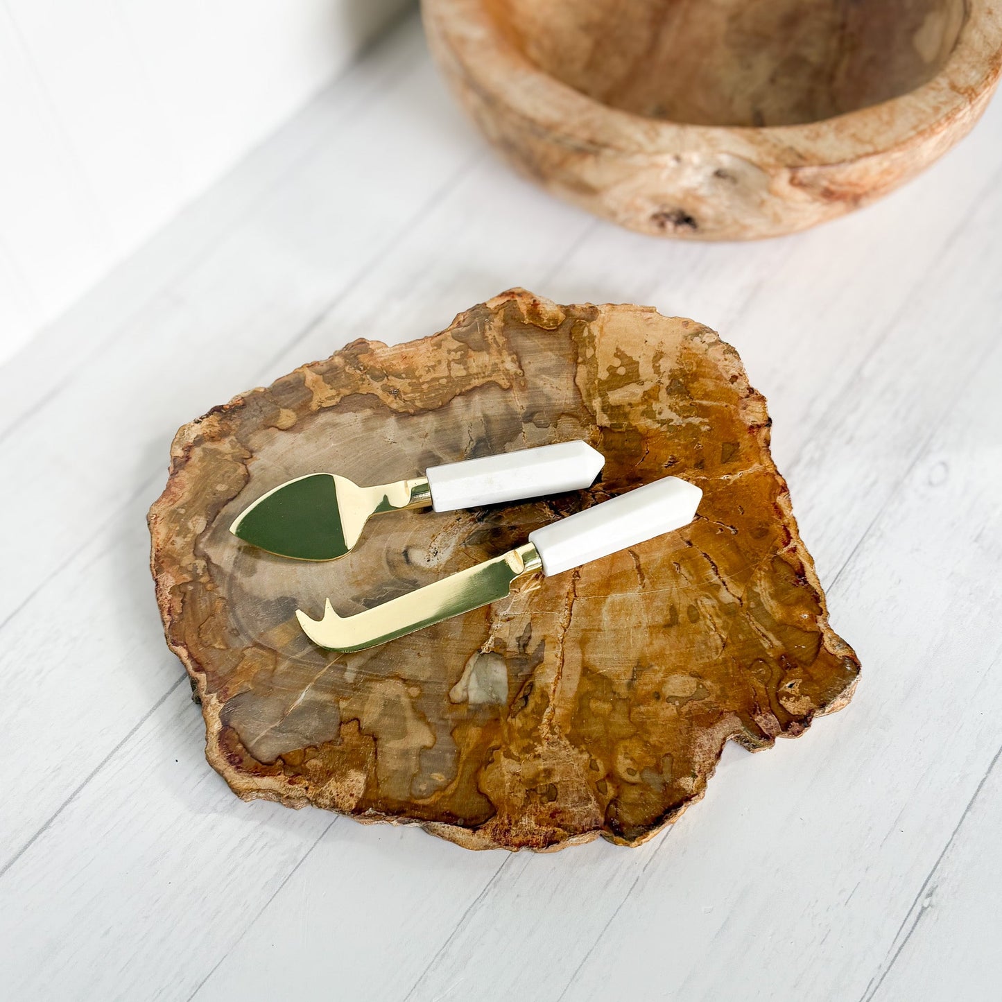 natural stone serving tray