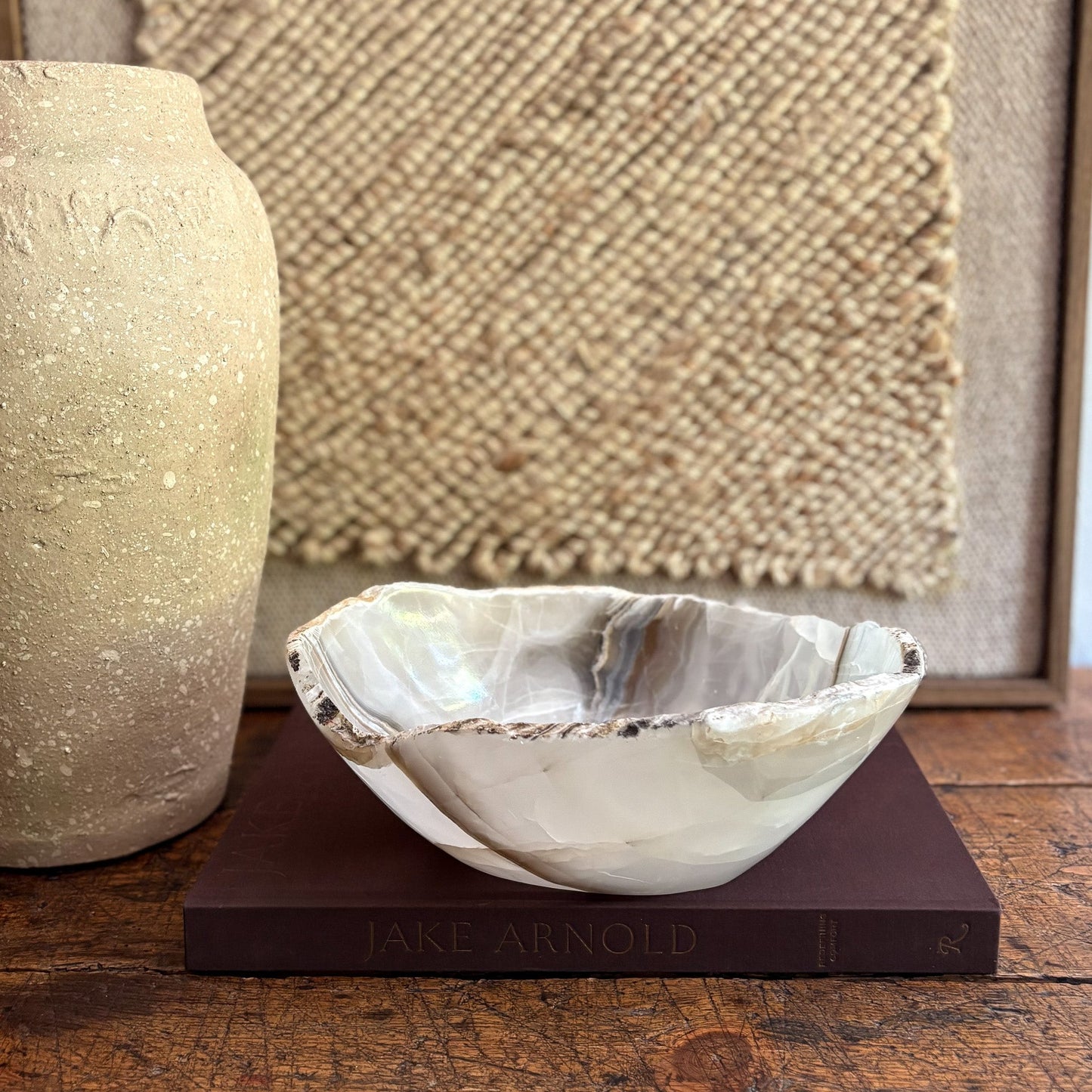 natural mexican onyx stone bowl