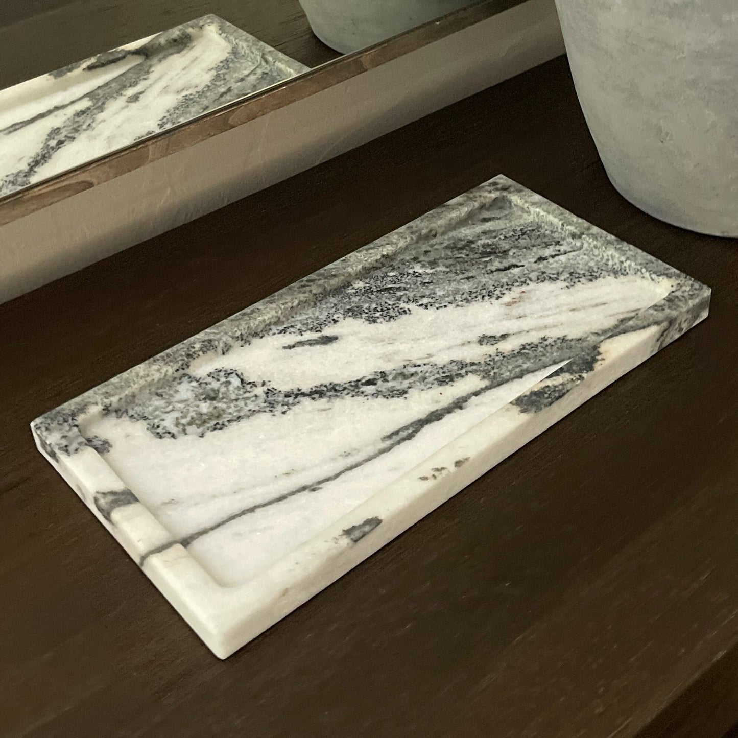 decorative marble tray, unique marble tray