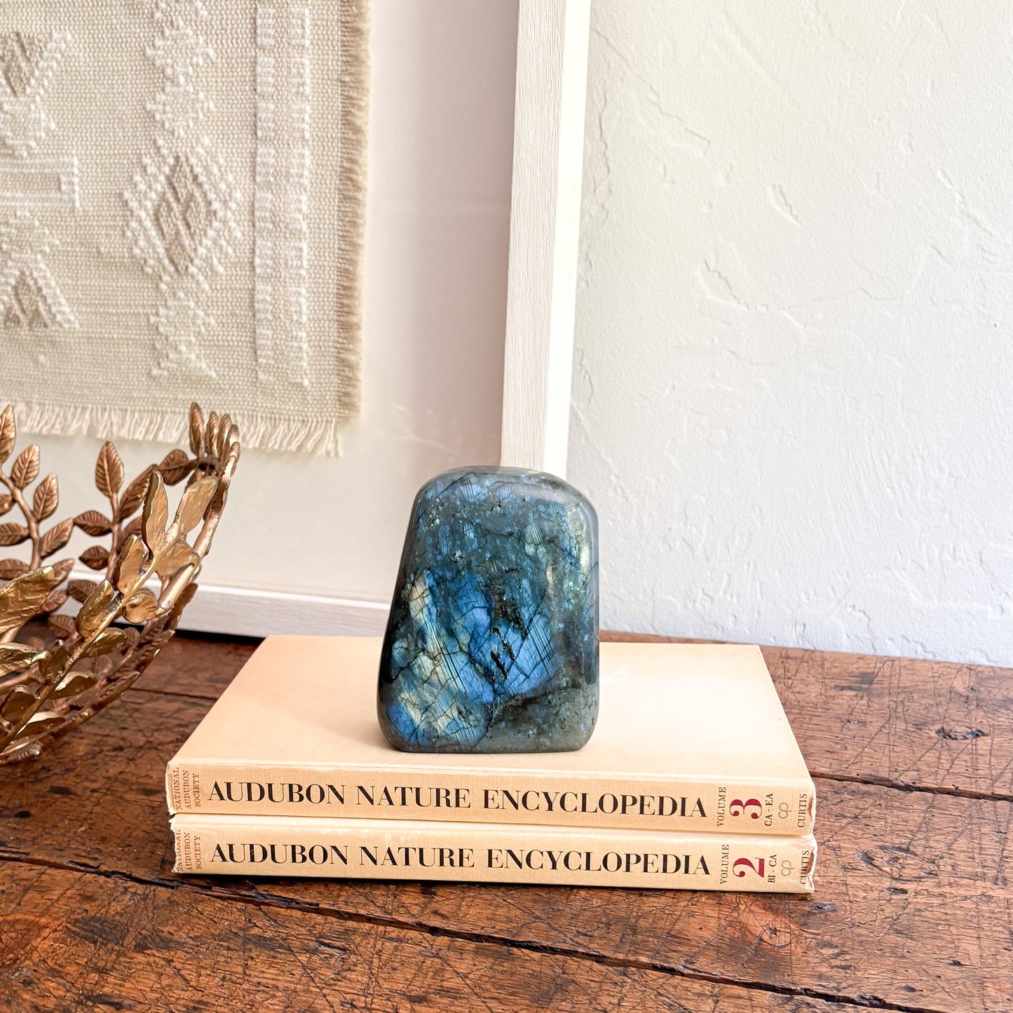 labradorite polished statue