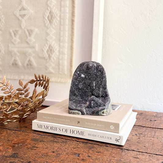 decorative rainbow amethyst crystal