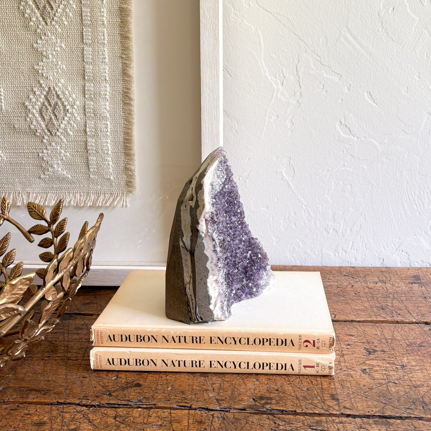 natural brazilian amethyst crystal statue