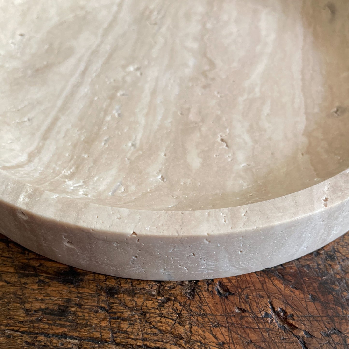 natural trvertine stone tray