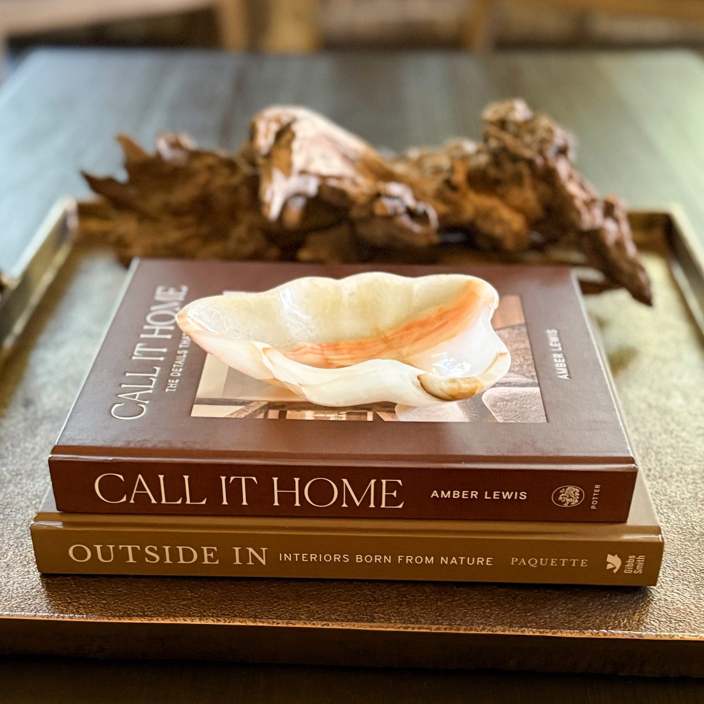 decorative onyx dish