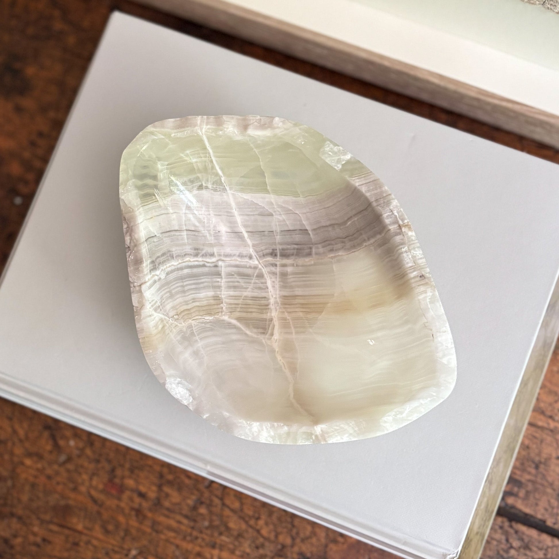 natural mexican onyx stone bowl