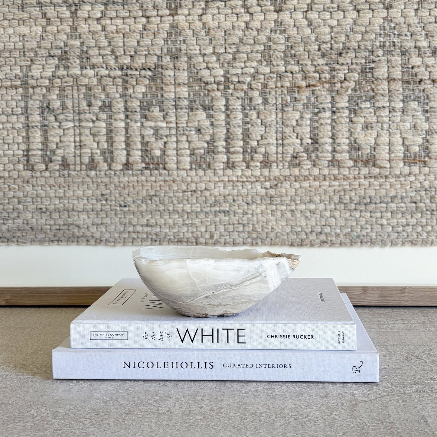 grey onyx accent bowl