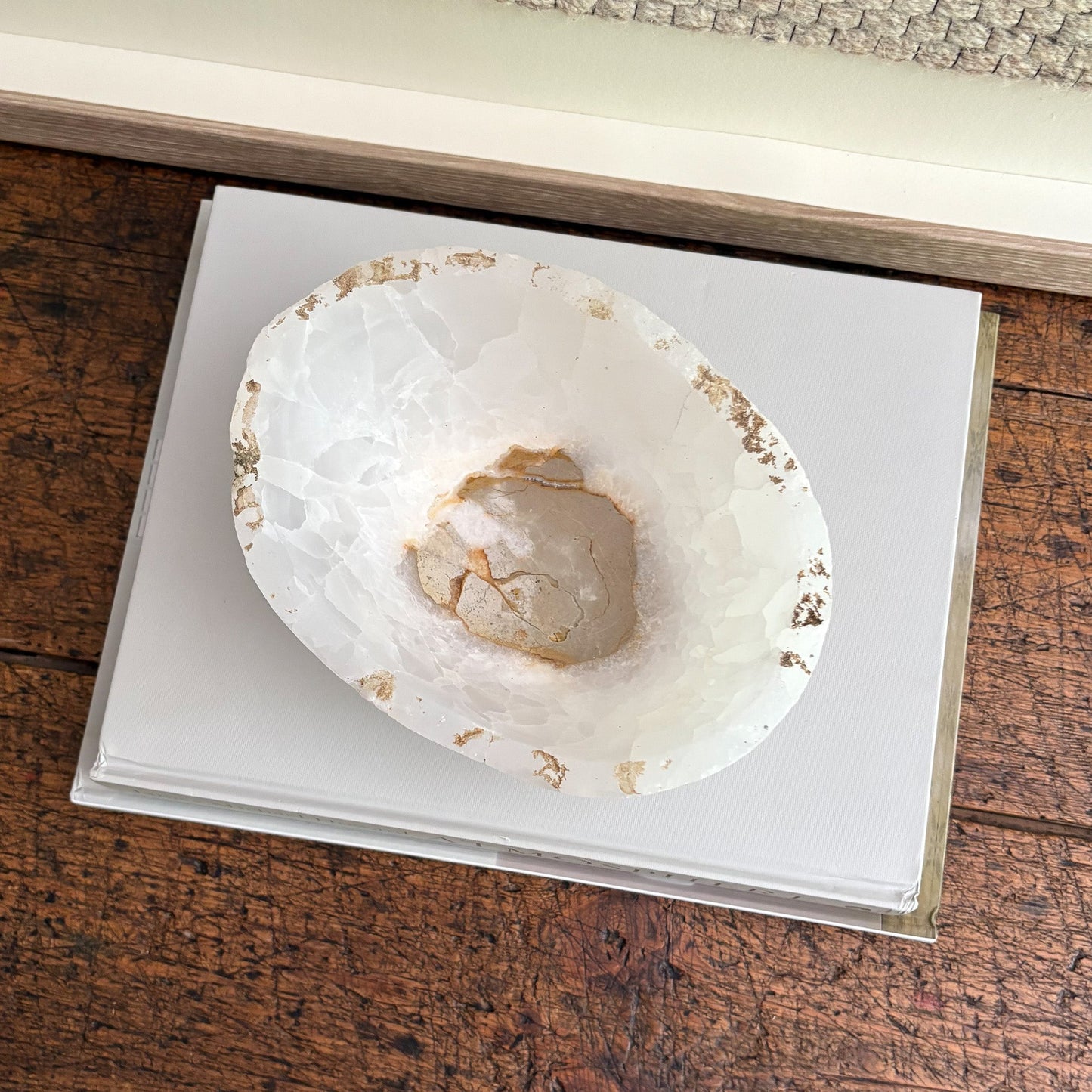natural stone coffee table bowl