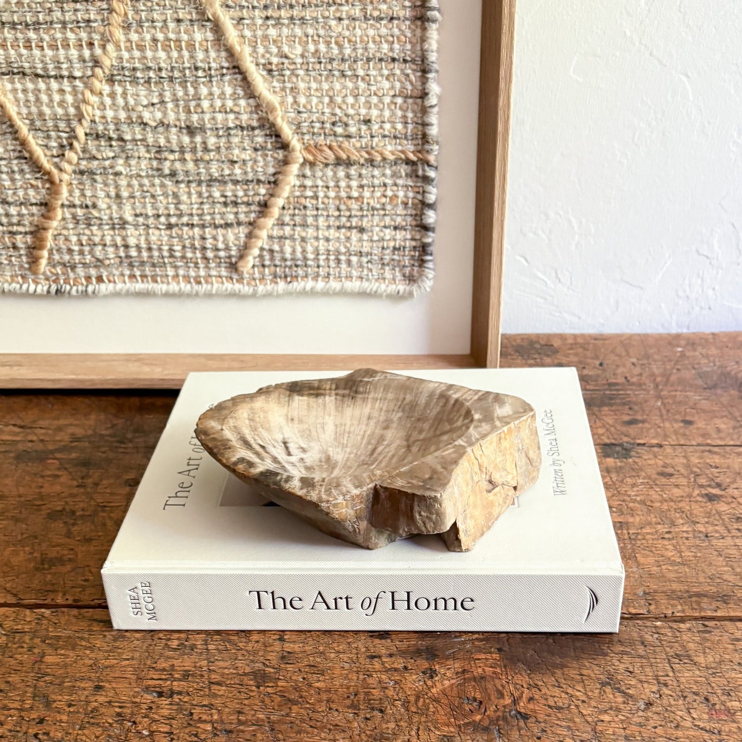 petrified wood home decor