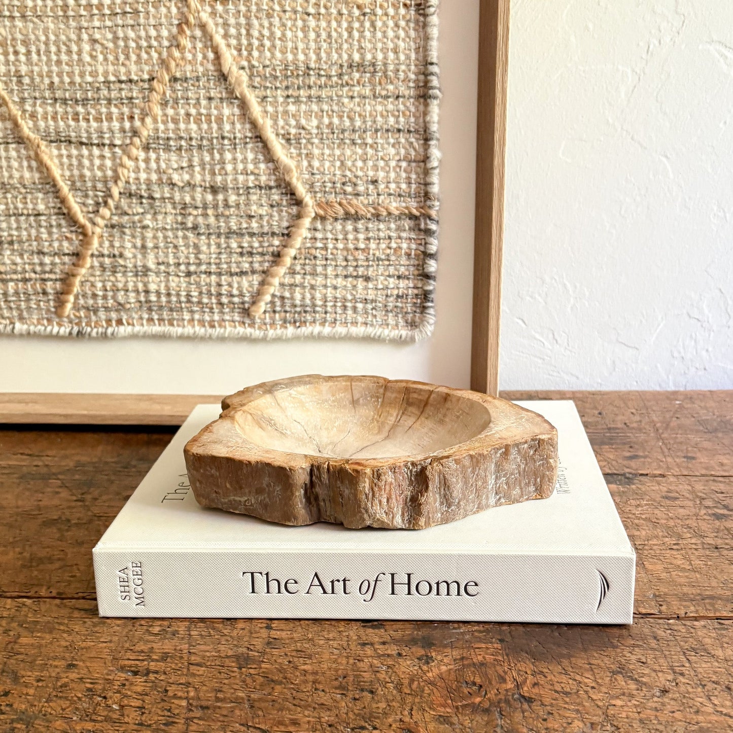 Small Indonesian Petrified Wood Bowl
