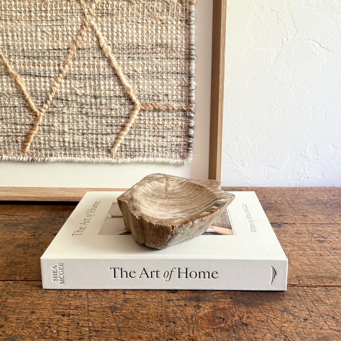 petrified wood home accents