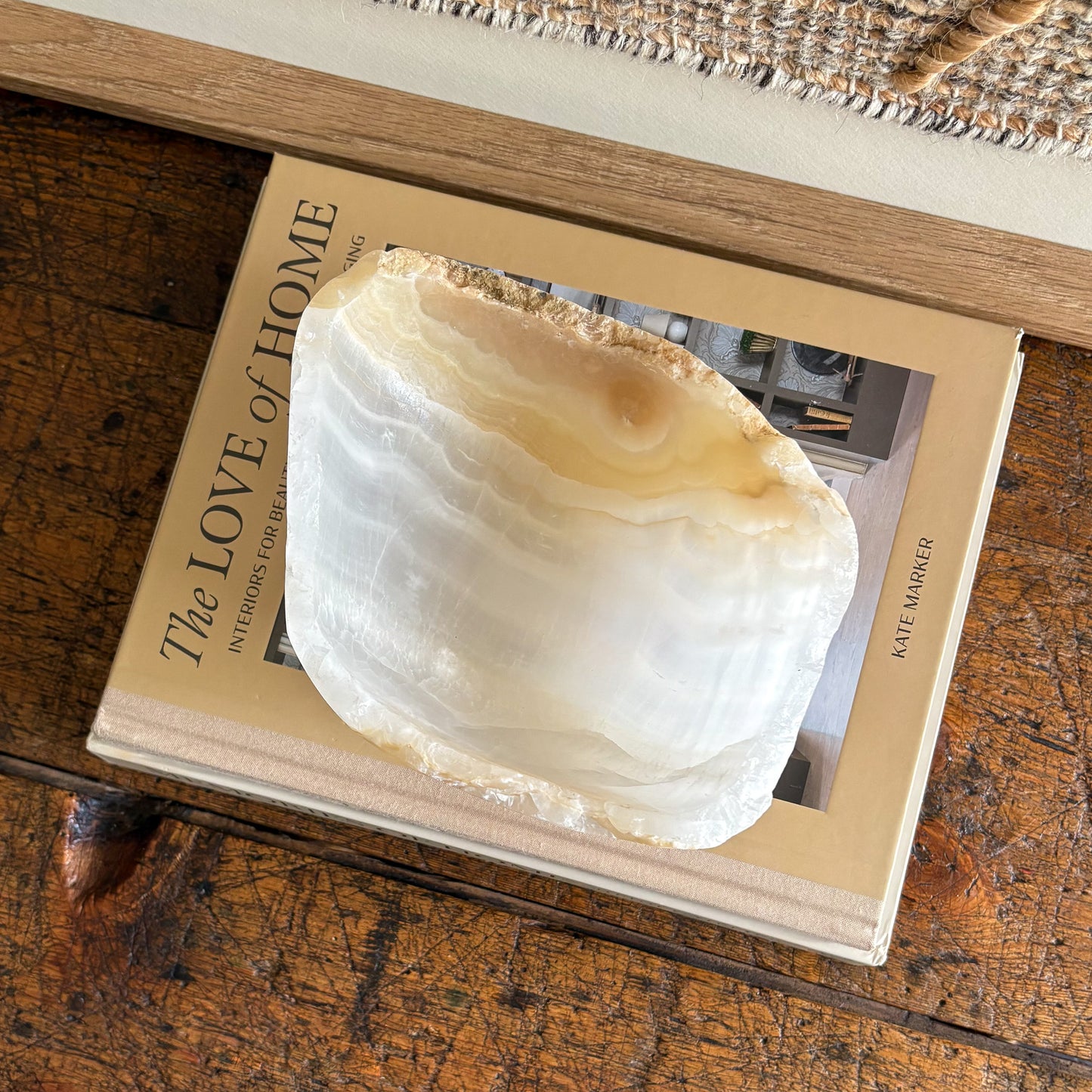 onyx coffee table bowl