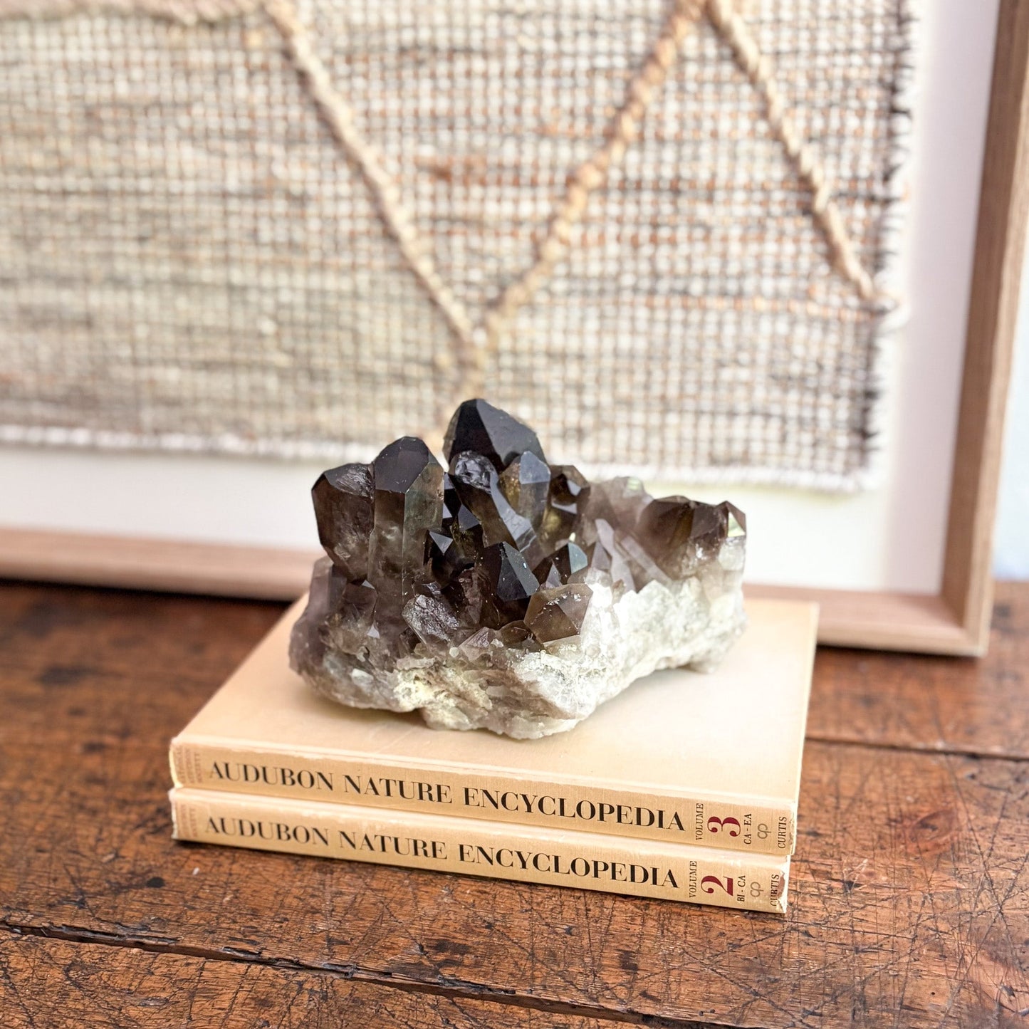 brazilian dark quartz crystal