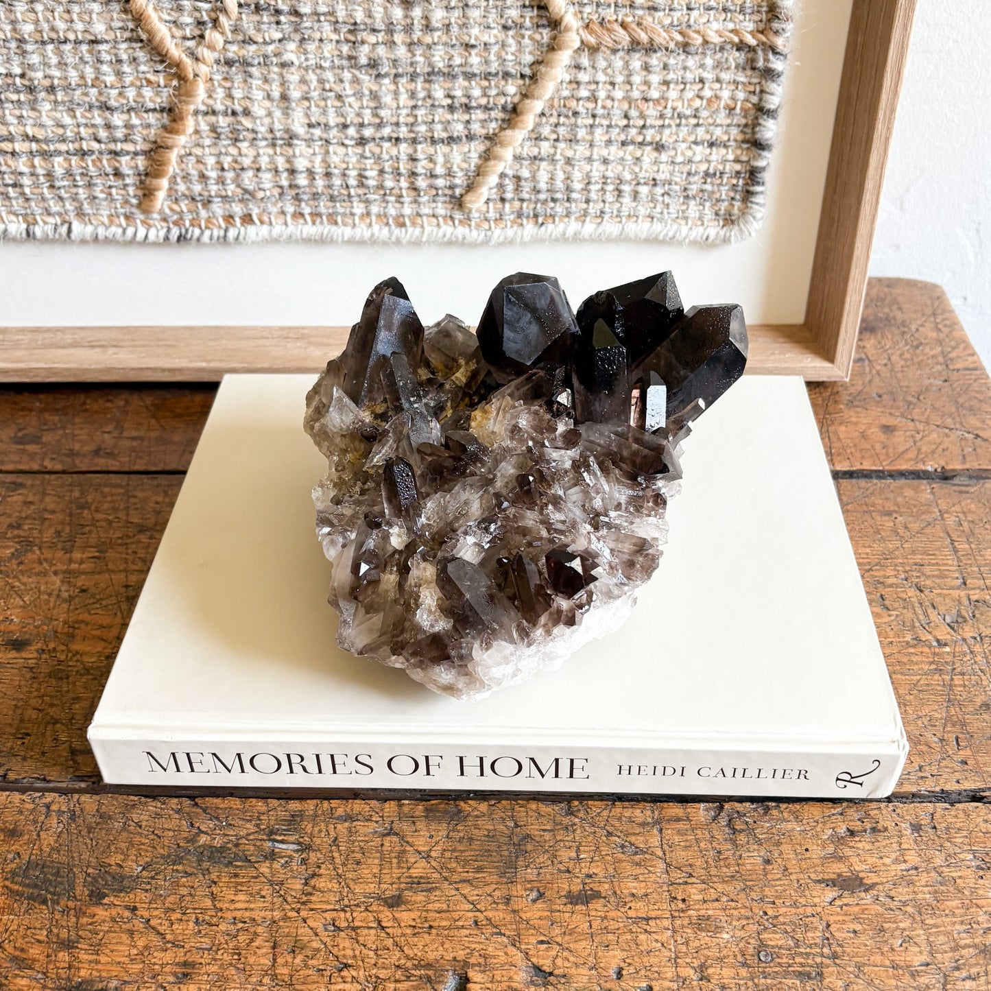 decorative quartz crystal cluster