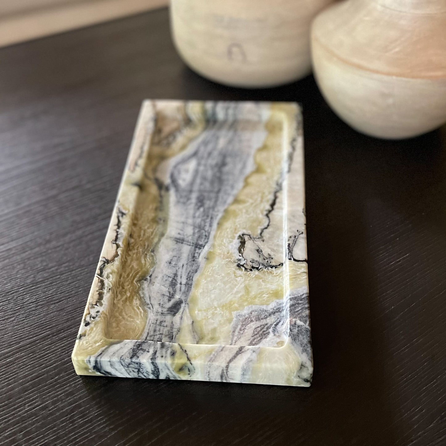 decorative marble tray