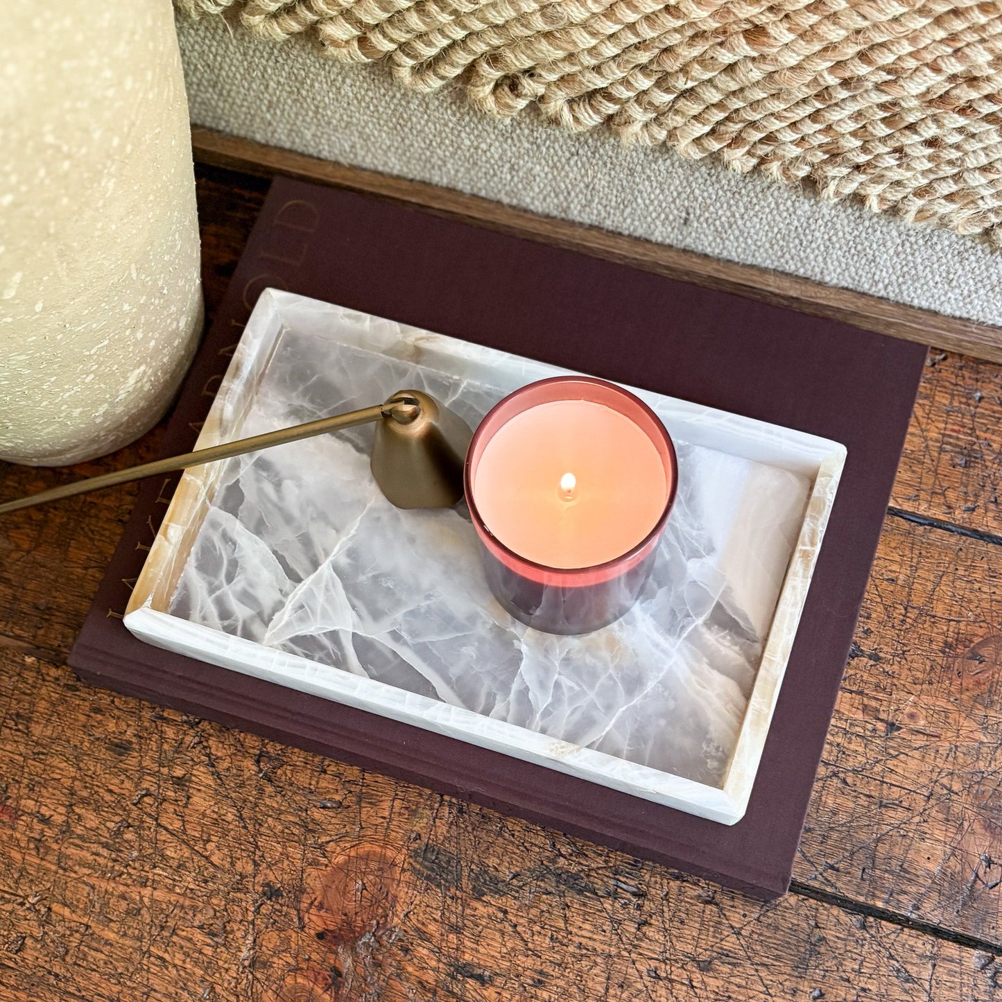 onyx vanity tray