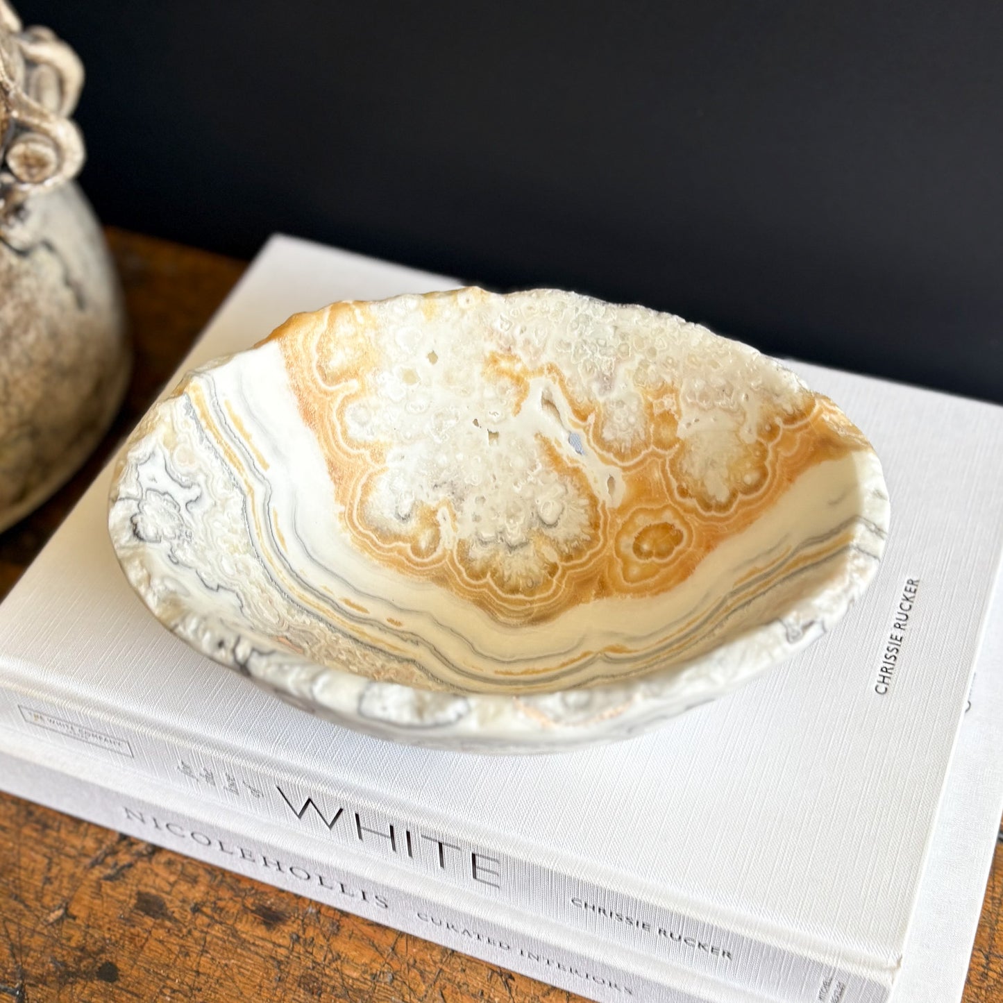 natural home accents, mexican zebra onyx bowl