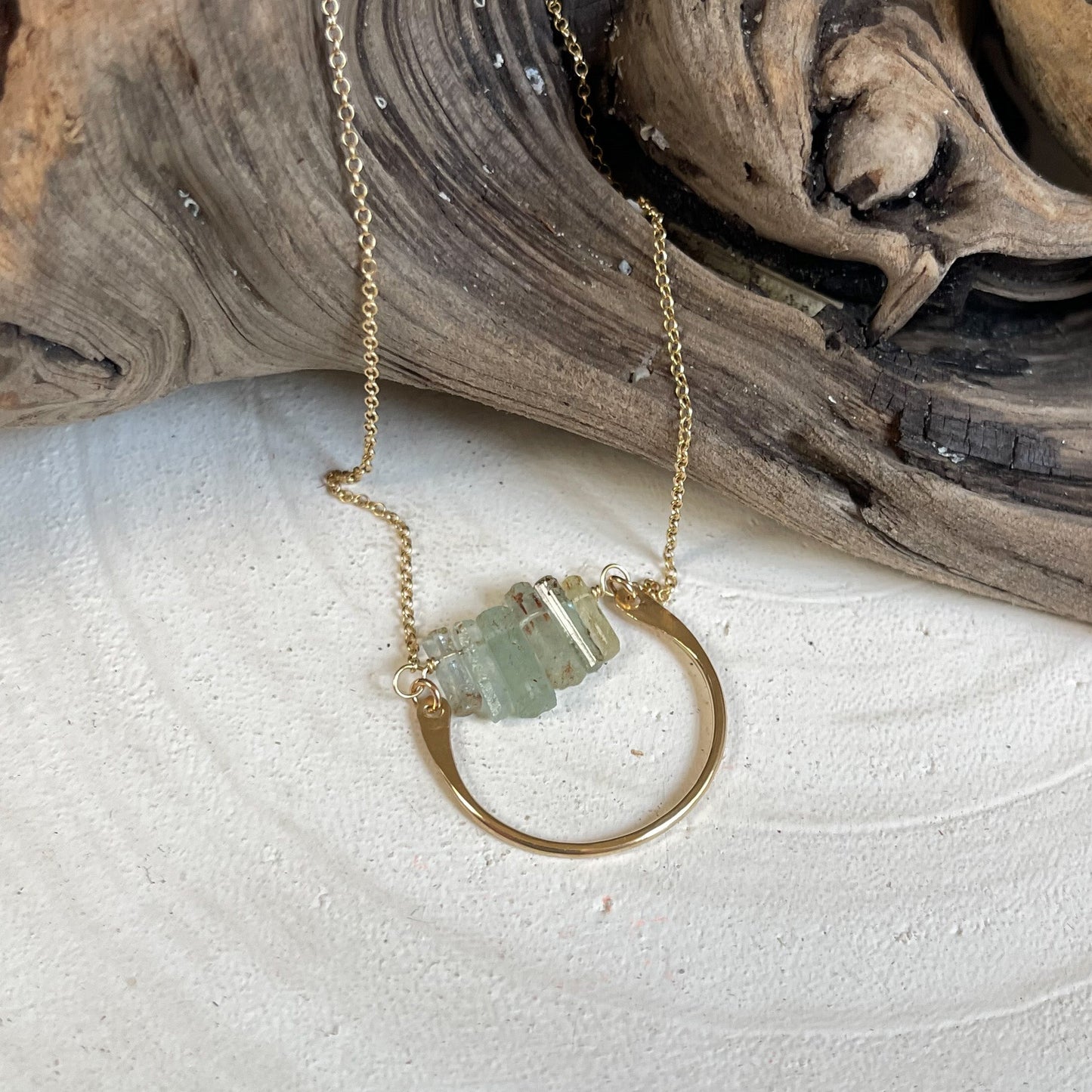 Aquamarine Boho Necklace